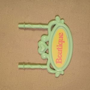 Vintage 1986 My Little Pony Perm Shoppe Sign